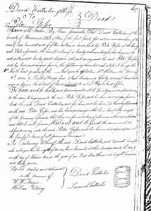 Deed for land purchased by Peter Geib - 29 November 1837, near New Bremen, Ohio